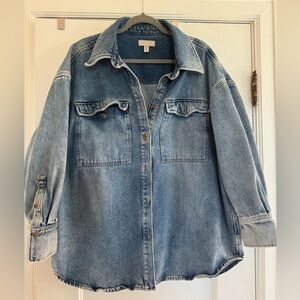 H&M - Oversized Jean Jacket - Medium